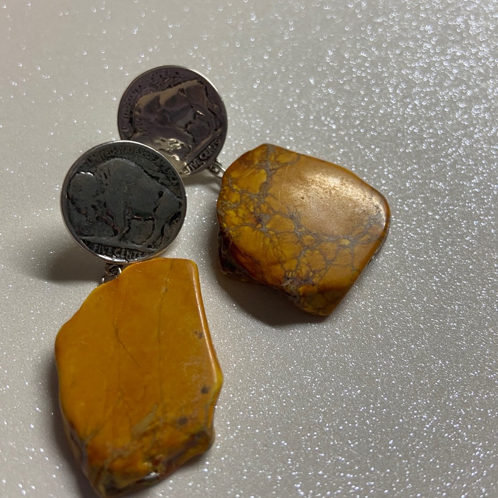 Buffalo Nickel earrings